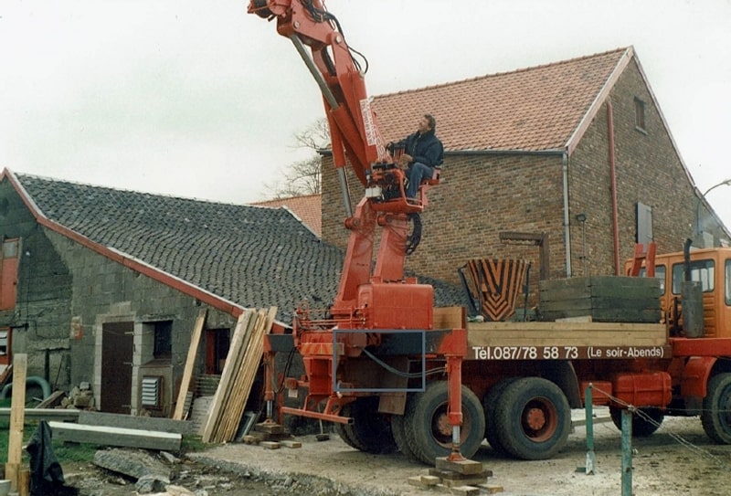 Francis Scheen manutention en 1990