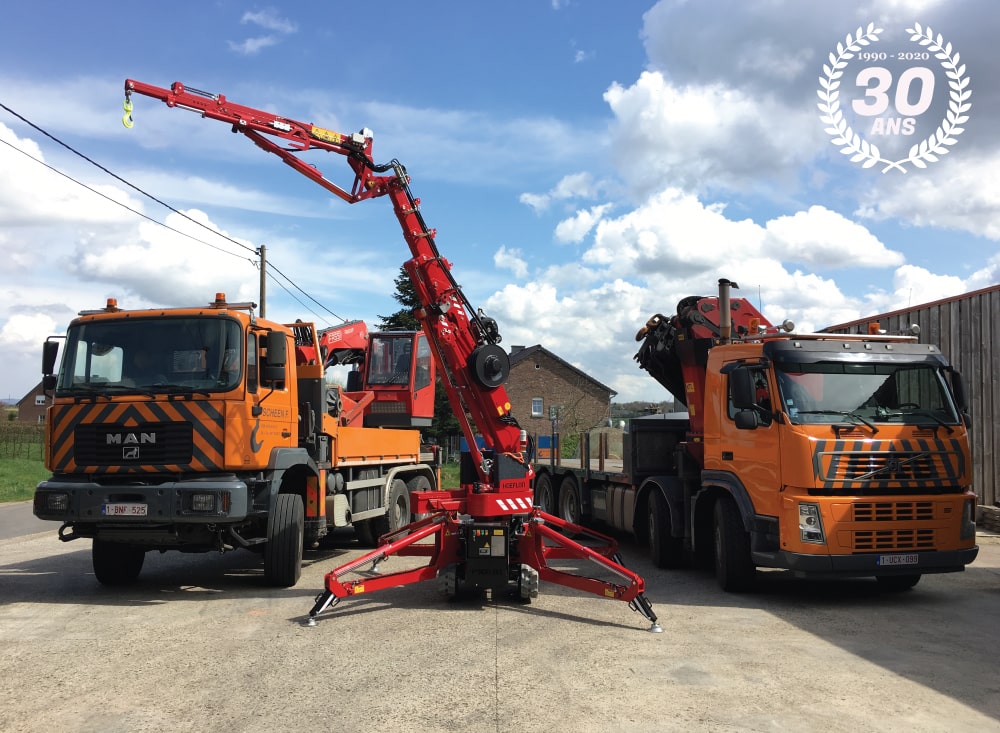 Location de camions de manutention et de chenillette à Baelen